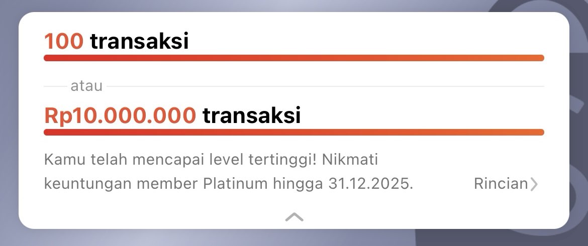 derahiz's tweet photo. dan itulah kenapa alasanya shopee ku platinum rata kanan, karena tiap bulan gak tobat tobat https://t.co/BTZNs8wp9w