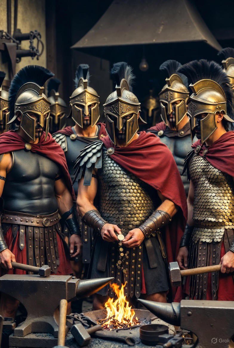 web3ismylifee's tweet photo. In the fires of the forge, the HUNX legion crafts its destiny. Hammer by hammer, coin by coin — Spartans don’t wait for wealth. They mine it. Join the forge. $HUNX 🔥🛡️

 #HUNX #HUNXArmy #HUNXWarriors #Spartan #ThisIsSparta #ForgeTheFuture #WarriorMint #Memecoin 

@100XorDead https://t.co/bq64sQHeM2