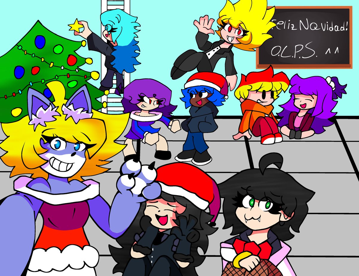 O.L.P.S TE DESEA FELIZ NAVIDAD 

#oc #dibujo #dibujodigital #draw #drawing #digitaldrawing #MerryChristmas2025