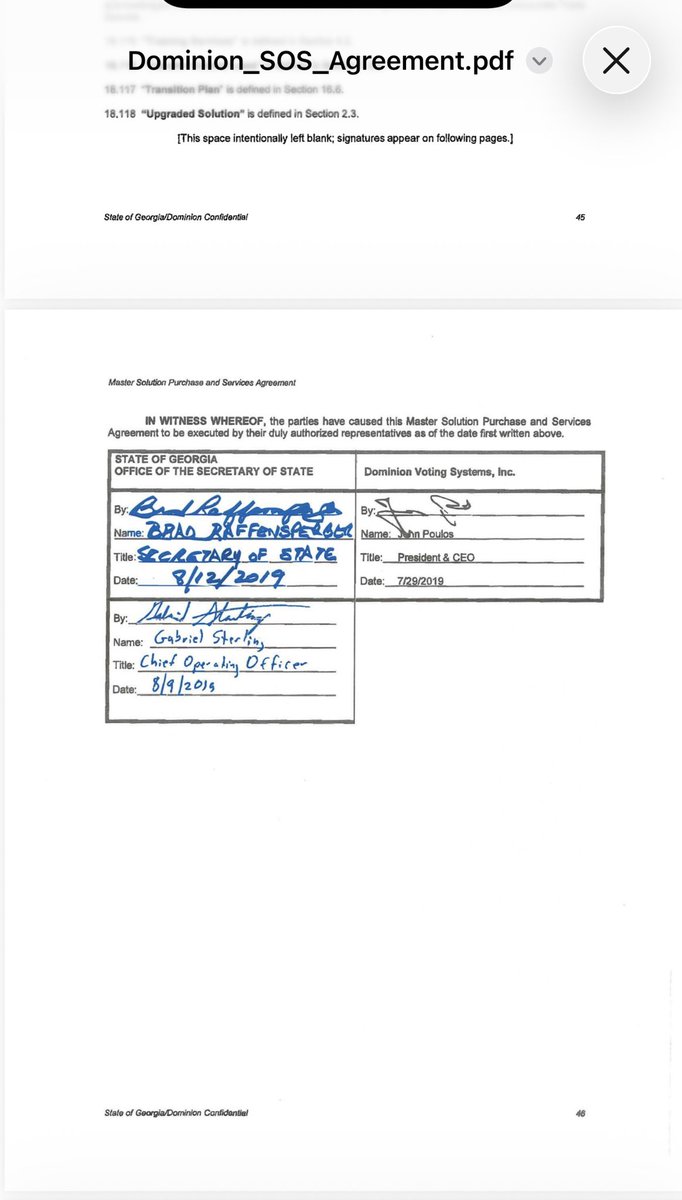 Joeoltmann's tweet image. Gabriel Sterling… I am thoroughly confused and I think that is how these potential conspirators wanted it intentionally. Was Gabriel a contractor for the SOS in GA or was he an employee as the COO of the SOS office when he signed a 89 million contract with Dominion? And why do…