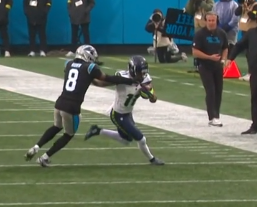 YES THEY ARE?!? 

THE #PANTHERS CBs ARE DIRTY FREAKS 

[📷: NFL on CBS]