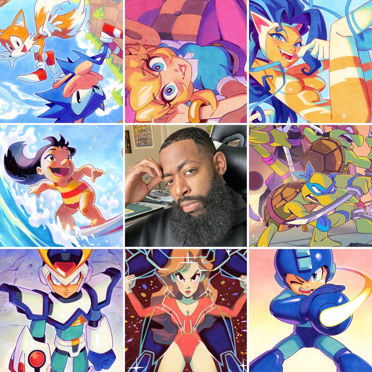 actionhankbeard's tweet image. Here is my #artvsartist2025