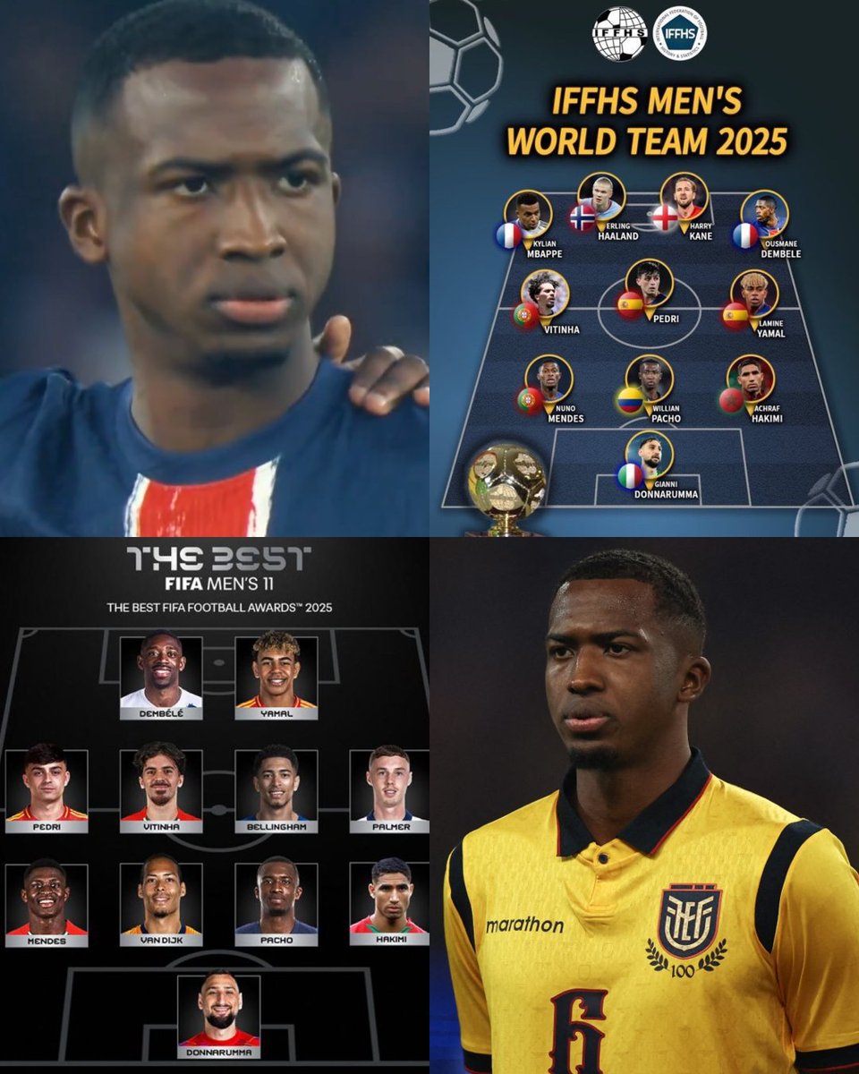 ¿El único jugador del continente americano que apareció en el XI ideal del año 2025 de la IFFHS? Willian Pacho. El defensor del PSG apareció en el XI The Best de la FIFA y, ahora, en el Equipo Ideal de la Federación Internacional de Historia y Estadística de Fútbol. En estos