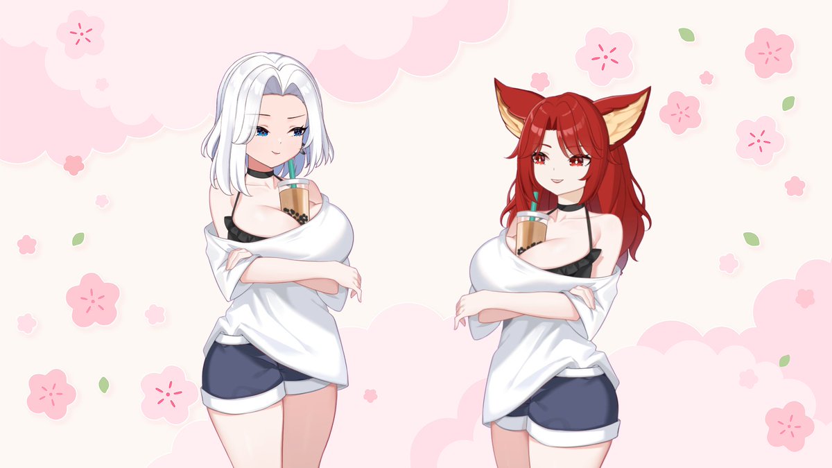 TessaQueenDingo's tweet image. Discovered booths gifting system and dragged my Vtuber sissy @dsd_vt  into the wonderful world of L2D outfits! Looking forward to another year of outfits from @XiaoFaDuoSYS  They have everything from super adorable to wonderfully lewd clothing at a good price and amazing quality!