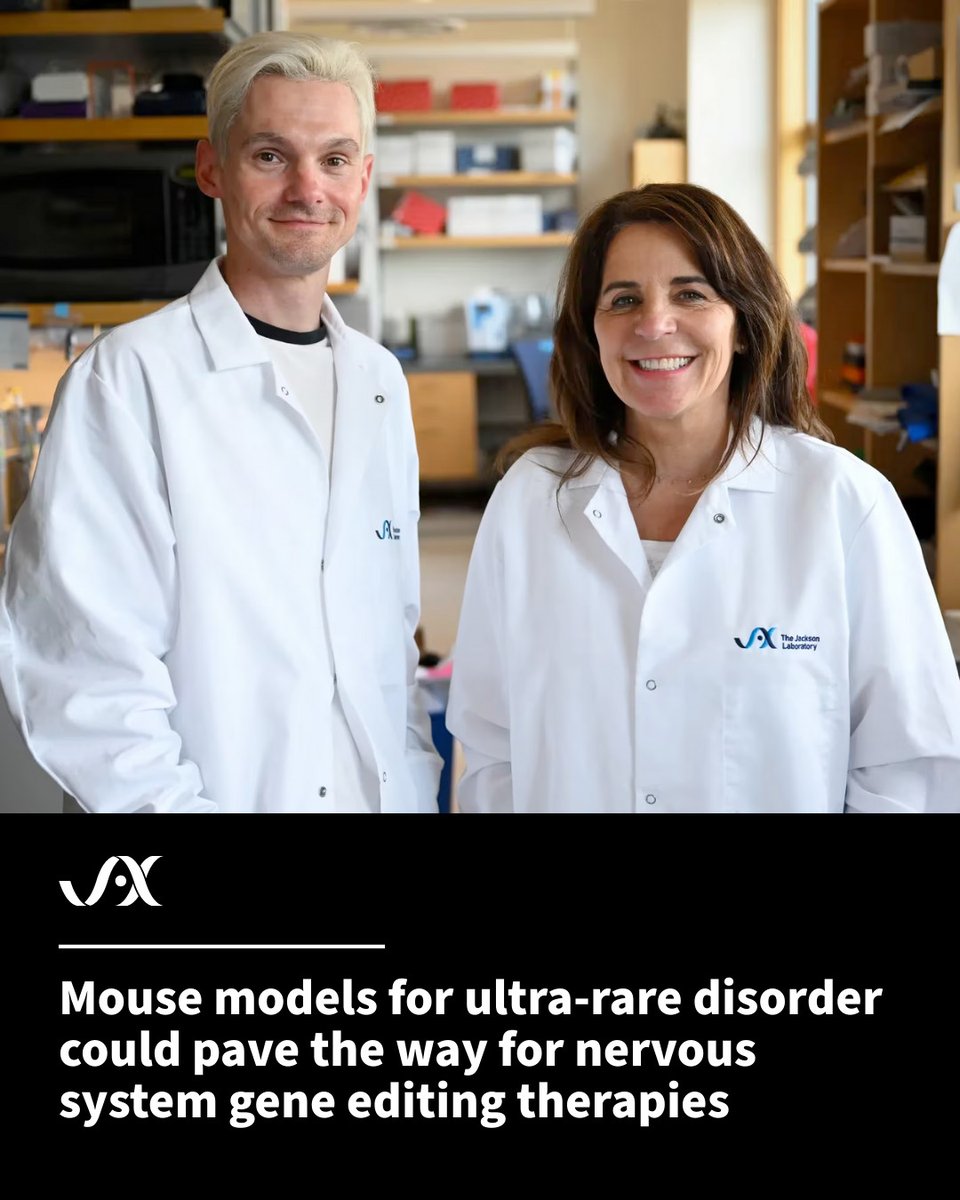 jacksonlab's tweet image. We're sharing some of our most popular posts of 2025. JAX developed mouse models that survive premature death and enable pre-clinical testing of #AHC. jax.org/news-and-insig…