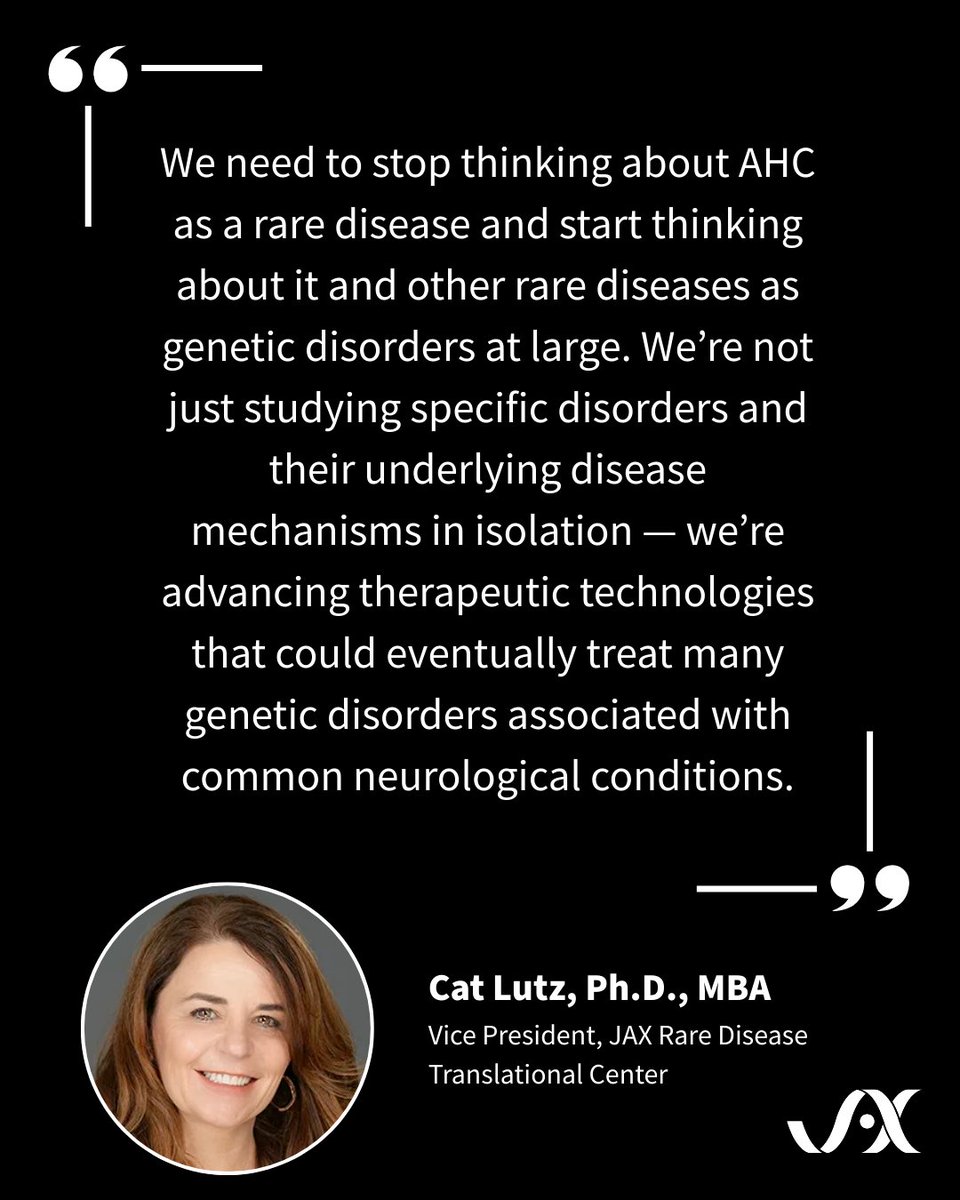 jacksonlab's tweet image. We're sharing some of our most popular posts of 2025. JAX developed mouse models that survive premature death and enable pre-clinical testing of #AHC. jax.org/news-and-insig…