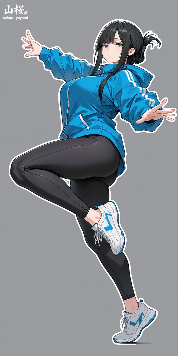 あと1日頑張るぞ〜(本日仕事納め) *SFW Illustration*