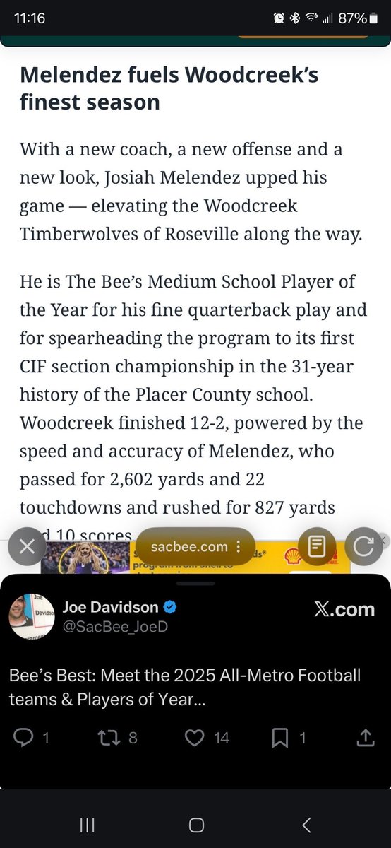 Josiah *Joey* Melendez QB tweet media