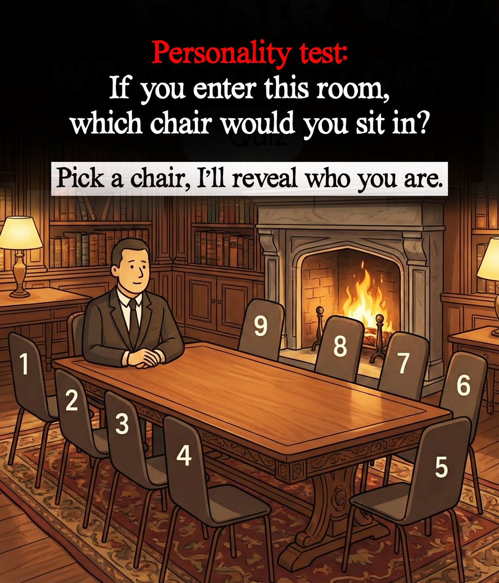 Pick a CHAIR fast and I will expose you 🤝