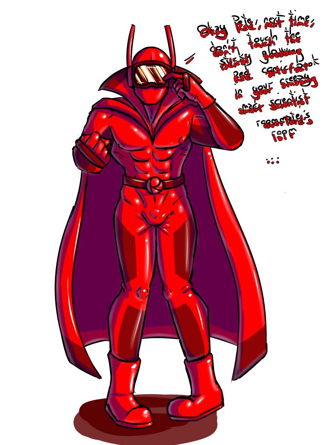 colesasinus's tweet image. Sometimes to be a Hero you just need a single primary color, the rest is superfluous.

Sorry I was too weak to make a full sequence.
