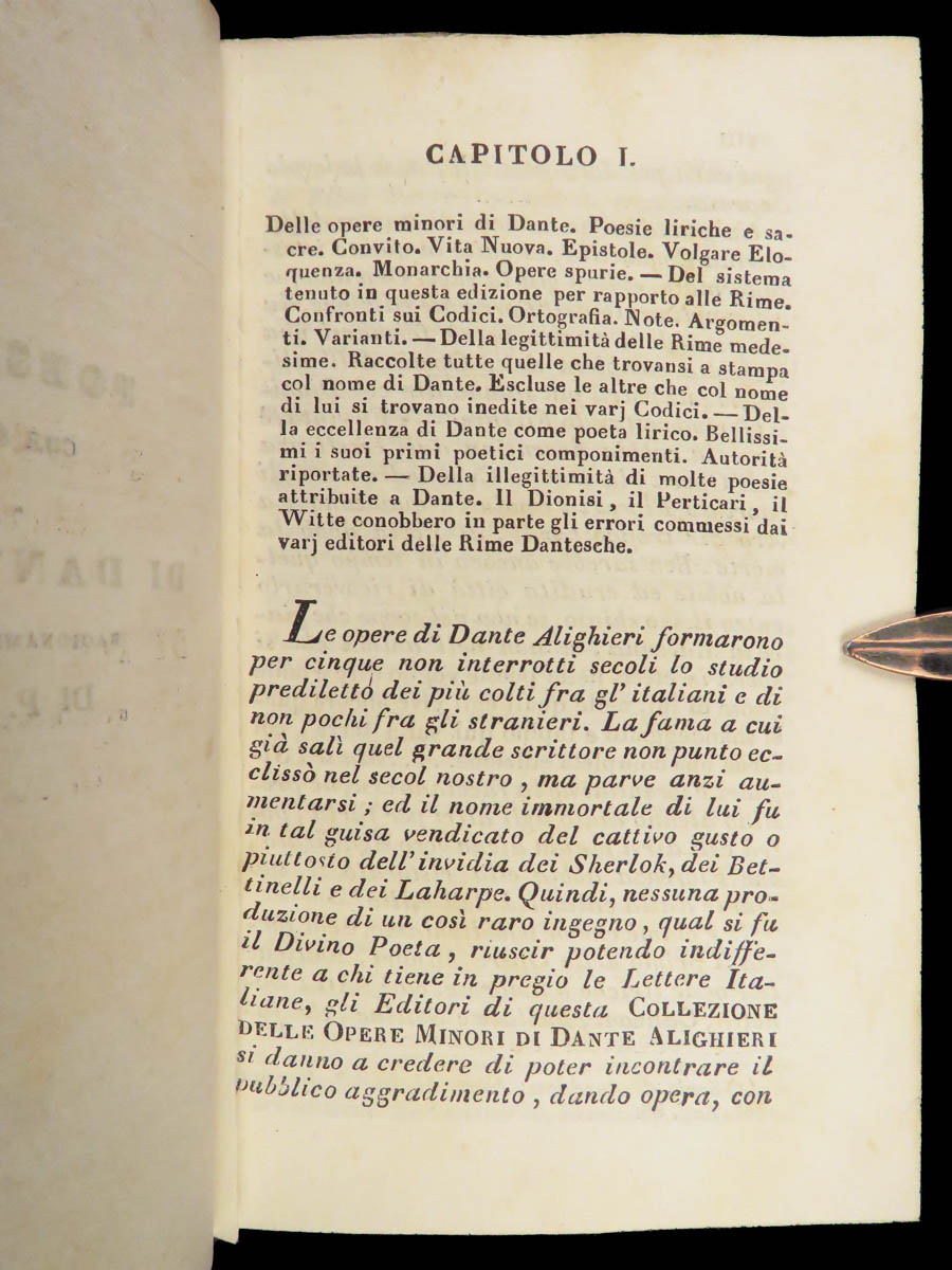 SchilbRareBooks's tweet photo. A five-volume set of Dante's works on political philosophy! 1834 Dante Alighieri's "Opere minori". Interested? https://t.co/O4gwCJqyax
Want more? https://t.co/B9eFFyWwPB
#Dante #Convivio #Italian #Philosophy #RareBooks #SchilbAntiquarian #Books #Reading #History https://t.co/BG9OLY3fGE
