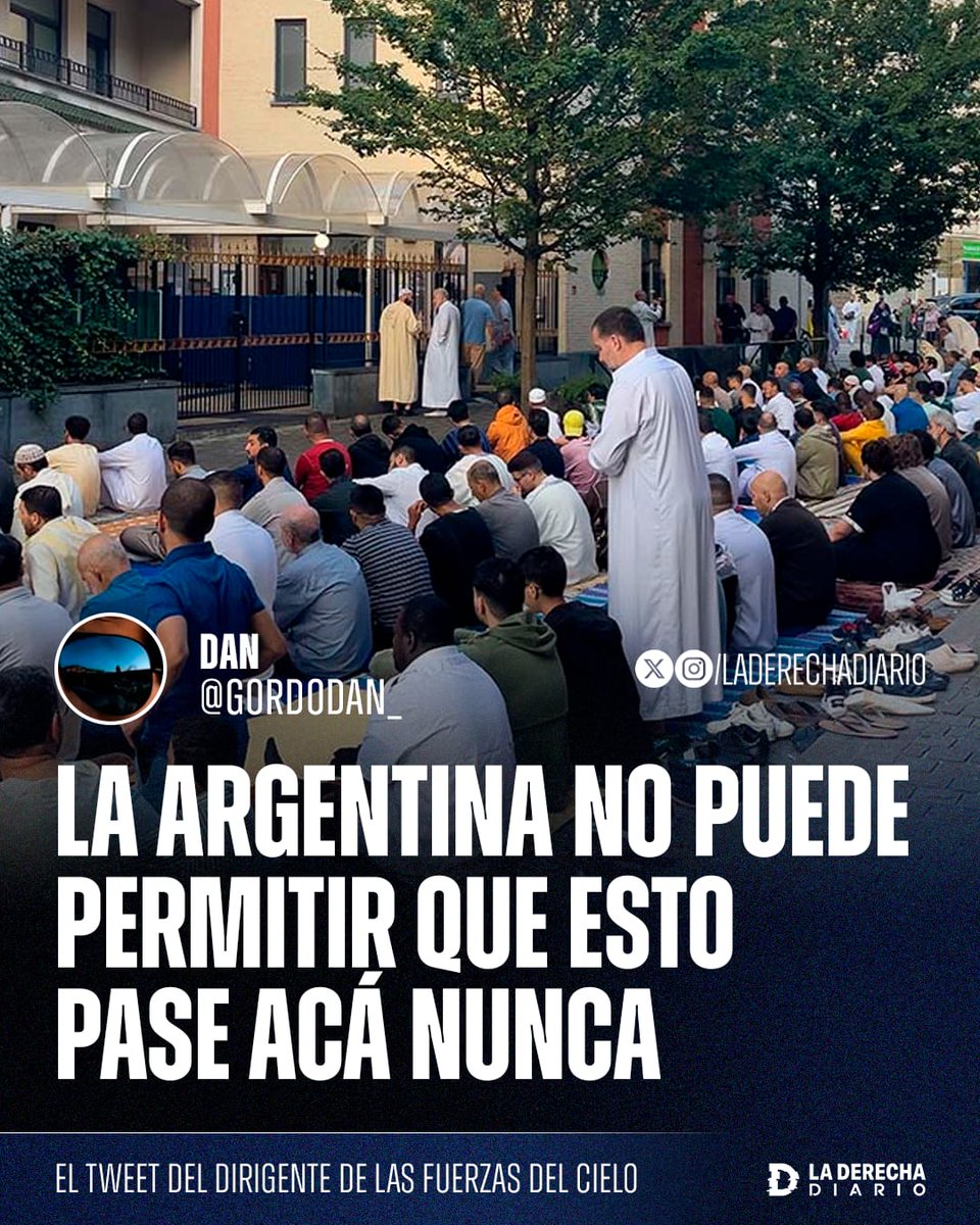 laderechadiario's tweet image. 🚨🇦🇷☪️ | El Gordo Dan explotó contra la invasión islámica que ya infecta Europa: "La Argentina no puede permitir que esto pase acá NUNCA".