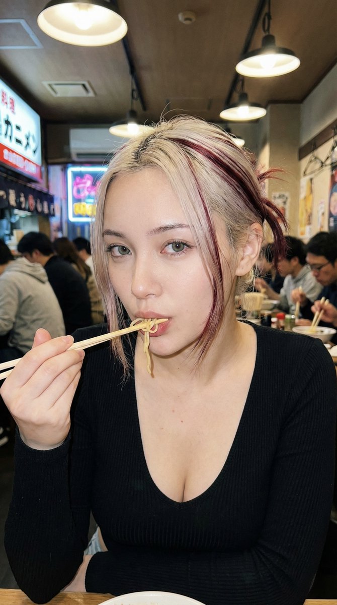 Candid Cravings in Neon Glow