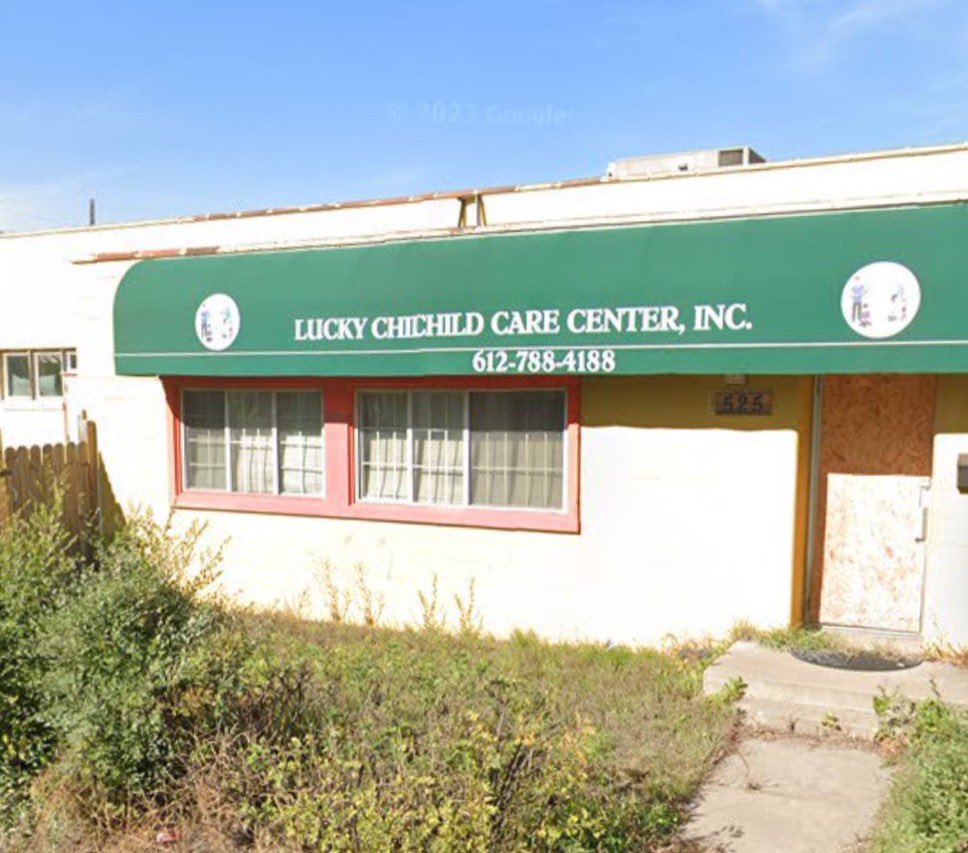 Rightanglenews's tweet image. BREAKING - Another Somali care facility in Minneapolis that has taken in millions from childcare assistance programs has been discovered with a ridiculously misspelled name, “Lucky ChiChild Care Center,” with the address also operating as a roofing company and a Muslim charity.