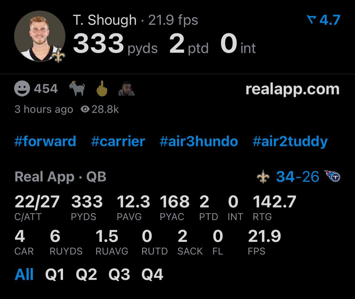 elitetakes_'s tweet image. Franchise QBs went to battle today

@realapp