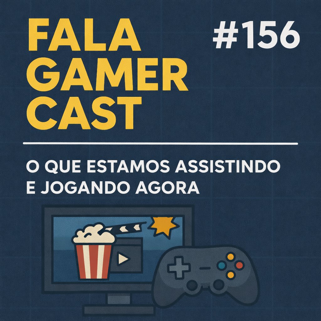 FalaGamerCast's tweet image. No episódio um papo leve e descontraído sobre as séries que estamos assistindo no momento e os jogos que estão ocupando nosso tempo livre.

🎧 Ouça agora: open.spotify.com/episode/5vUF18…