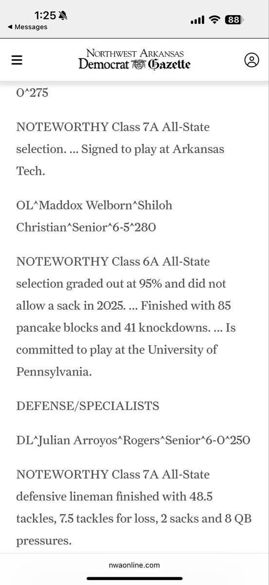 ⭐️Maddox Welborn 6’5 300 OL tweet media