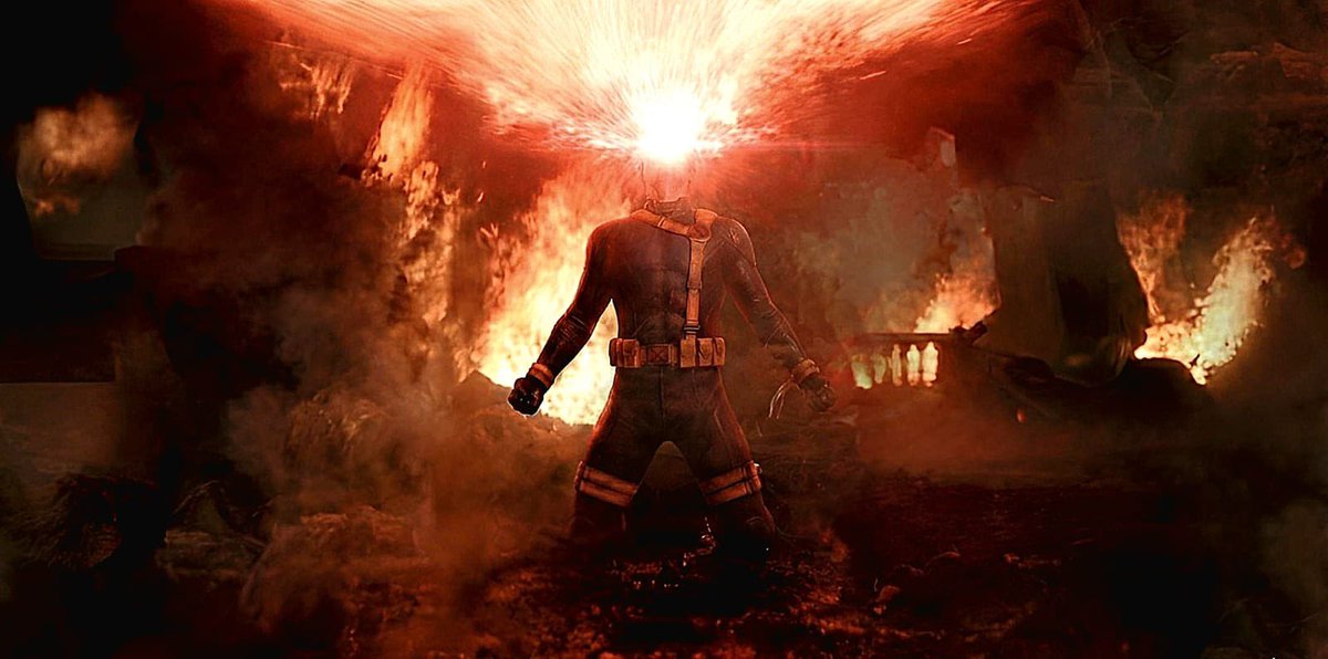 IMPRESSIONANTE QUE SÓ ESSA IMAGEM DO CICLOPE FARMANDO AURA JÁ É MELHOR QUE TUDO O QUE ELE FEZ NA TRILOGIA DOS X-MEN.