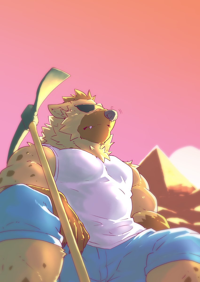 I would never imagine Hunter looking so big (or big at all really), must be one of his fantasies.

Thank you for the art, <a href="/HawyeL_32/">HawyeL</a> 

(Re-upload)