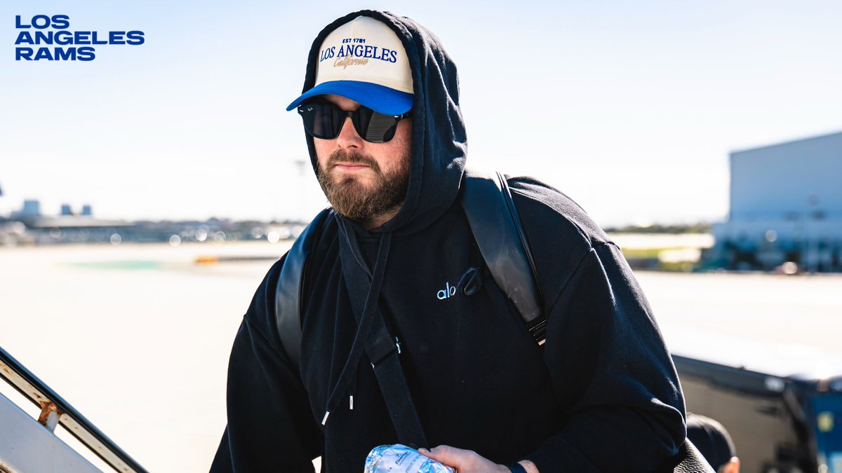 RamsNFL's tweet image. Wheels up to Atlanta! 🛫