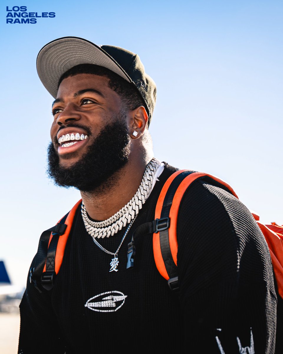 RamsNFL's tweet image. Smilin' because Rams football is back tomorrow! 🔜