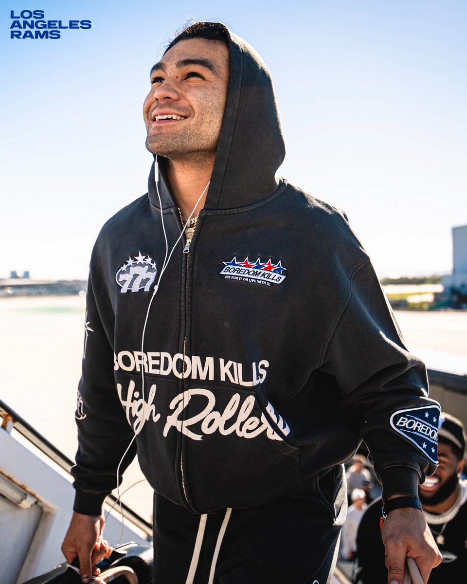 RamsNFL's tweet image. Smilin' because Rams football is back tomorrow! 🔜