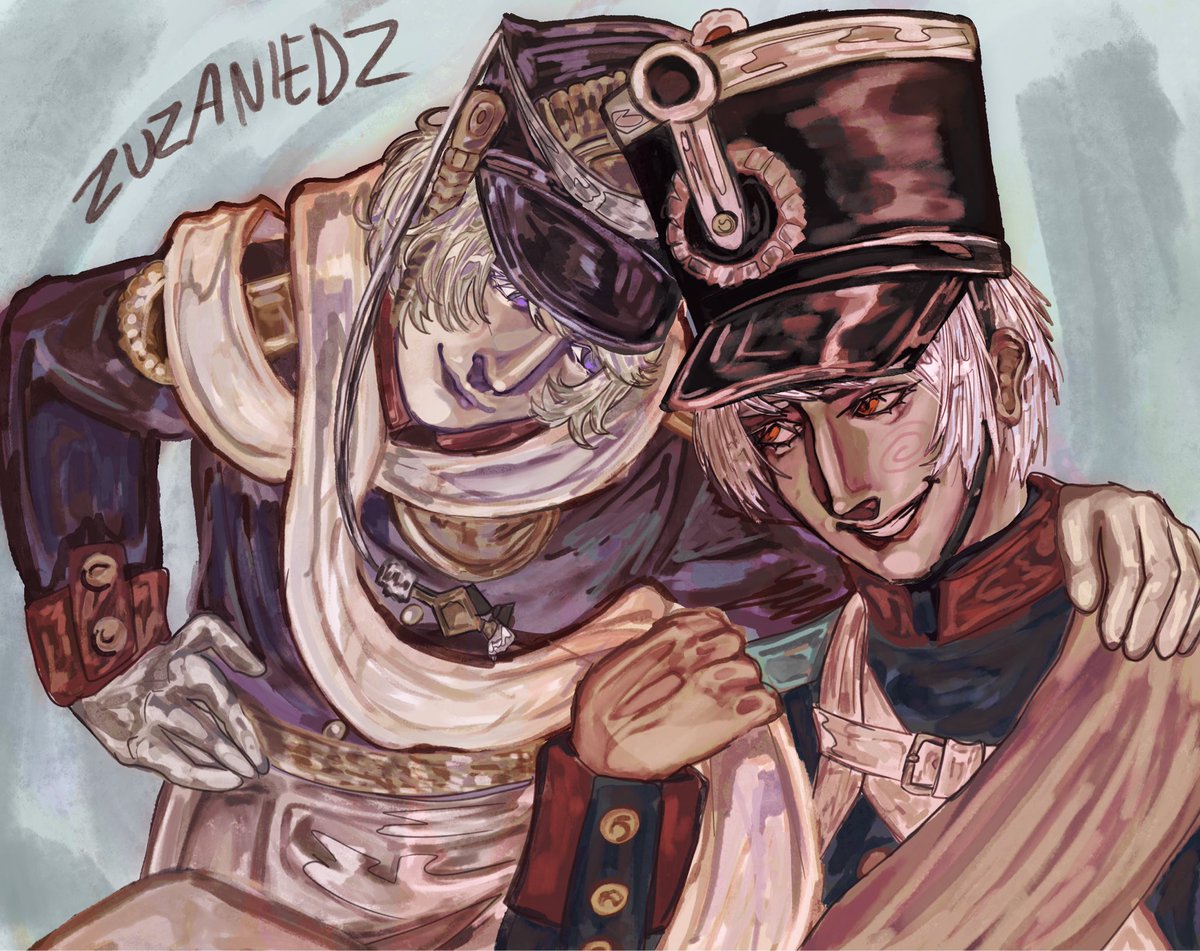 Weirdo95015226's tweet photo. Some RuPru PruRu content but its napoleonic wars era
Hope I got the uniforms right
#ヘタリア #aphロシア #aphプロイセン #pruru #rupru #hetalia https://t.co/6rAXbZZgBp