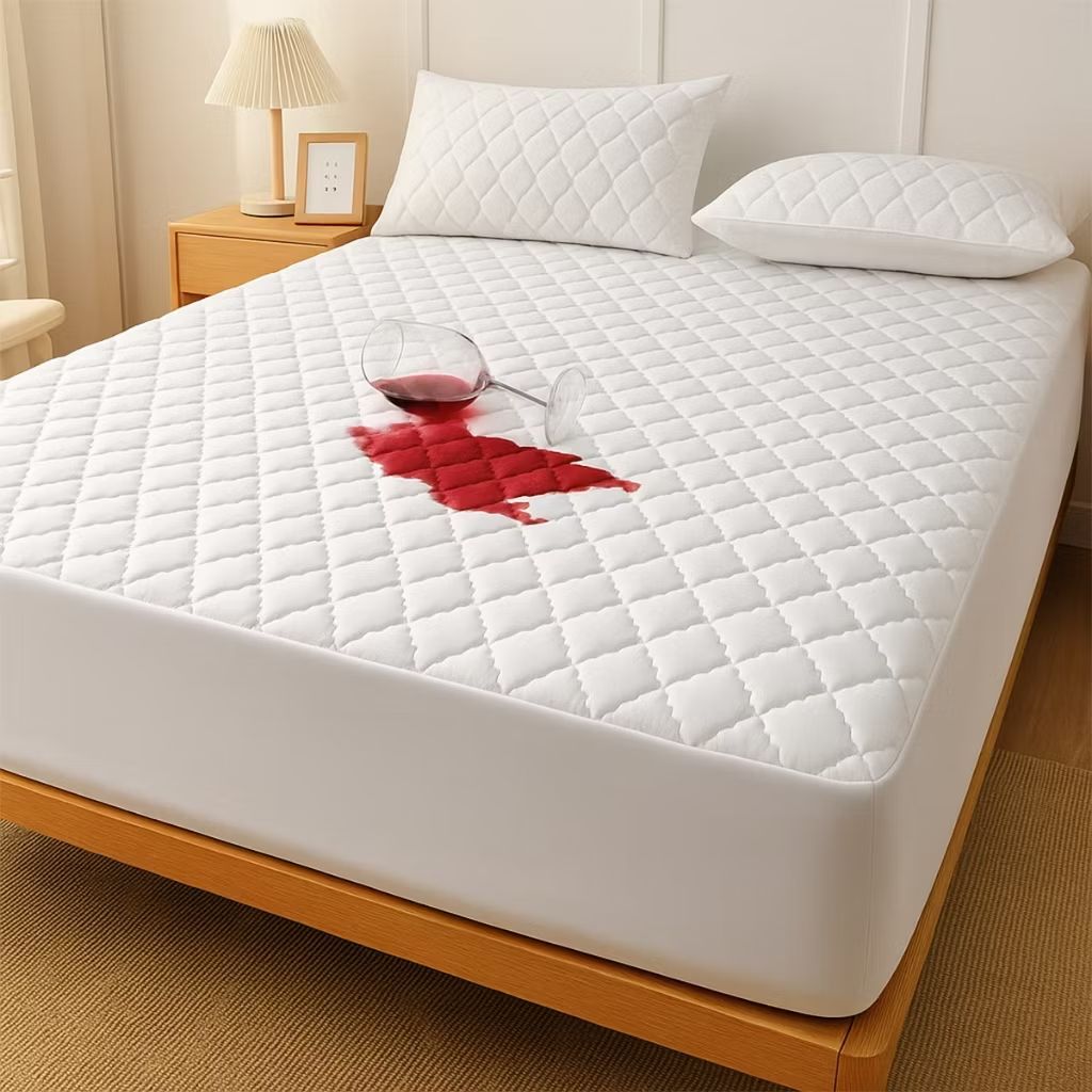 SiGa_Simone's tweet photo. Dê uma olhada em Lençol Protetor Ajustável Macio e Impermeável Decorativo Avulso Para Colchão Berço, Solteiro, Casal, Queen e King por R$19,90 - R$59,90. Compre na Shopee agora! https://t.co/JincTnYcPV https://t.co/c7yjInnlLj