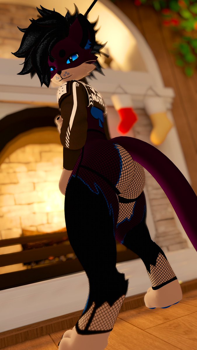 Come warm up by the fireplace~

#beans #paws #mayu #vrchat #furry #lewd