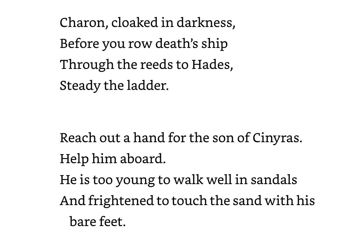 CoffeewClassics's tweet image. Never tell me the ancients were incapable of loving their children. 

(a Greek epitaph from the 1st c BC)