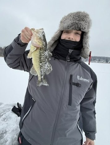 WallyBites's tweet photo. More toothy fish and another clean large mouth bass.  All fish released safely.  #icefishing #wallybites https://t.co/rp3MnX8uQl