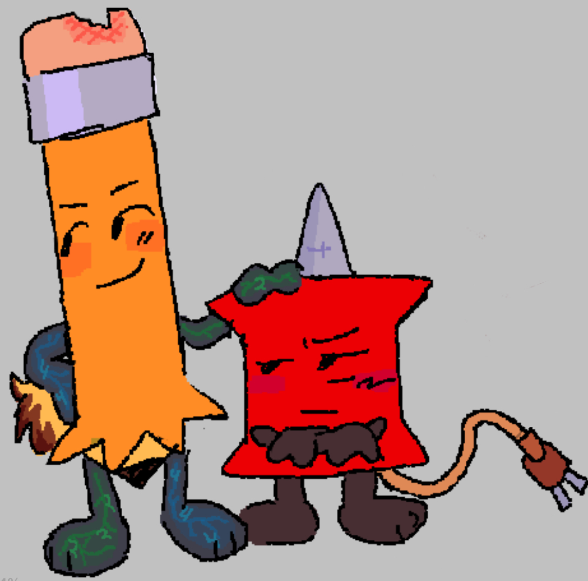 gatybfb's tweet image. pencil yuri of sorts