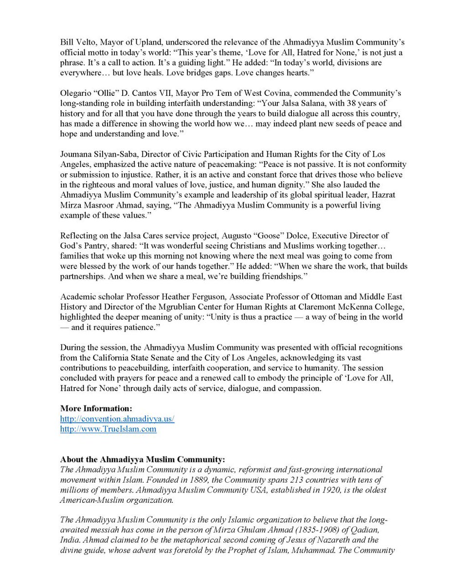 Ahmadiyya Press USA tweet media