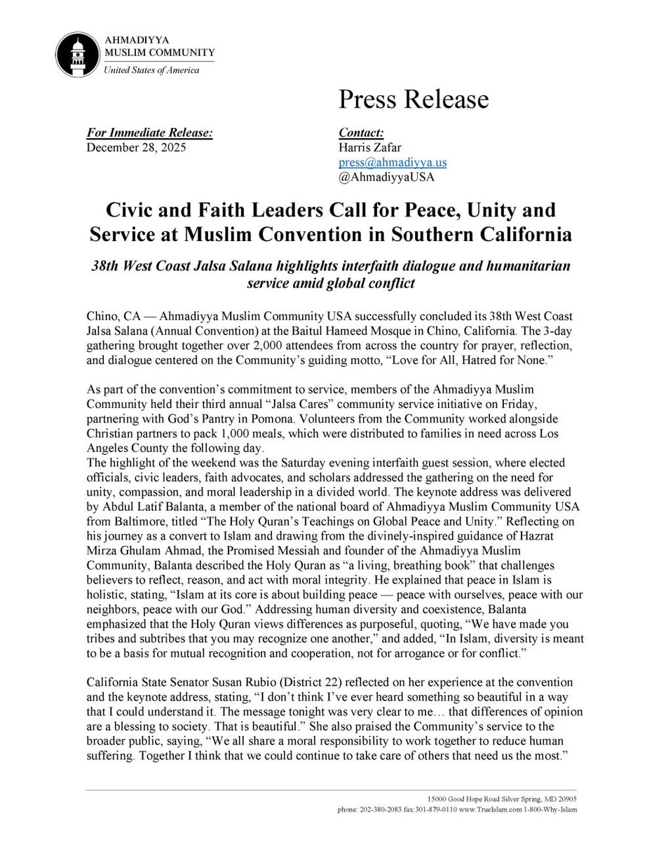 Ahmadiyya Press USA tweet media