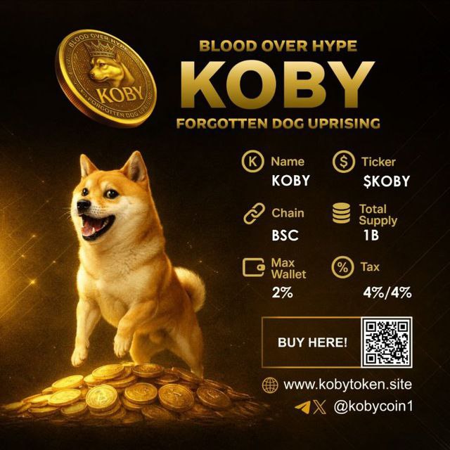 adas4sure's tweet image. Introducing KOBY, the real community token! Join the movement and be part of something great. Check out the contract address on BSC: 0x6fb8cc2b03c30684ee3a6b6da6c06c201691c4ba. #KOBY #CryptoCommunity #BSC
@kobycoin1 
@cz_binance 
@Prinz_Land 
@ProphetJoelO 
@intocryptoverse…