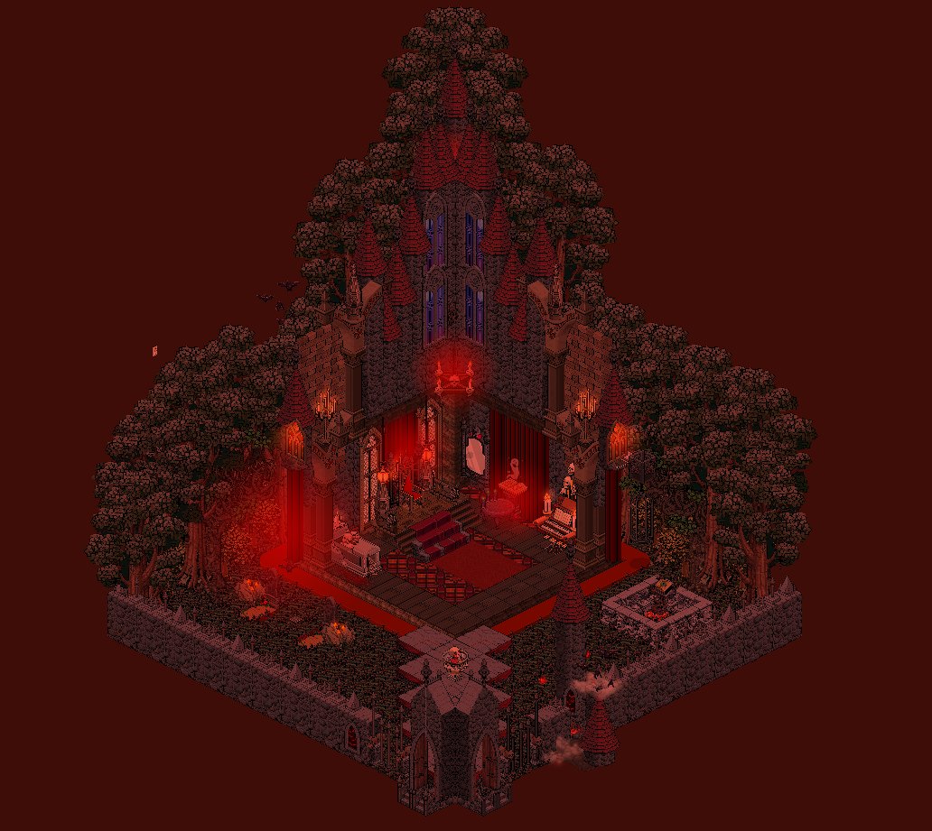 COMPETIÇÃO: CASTELO VAMPÍRICO  🦇🧛‍♂️   
Nicks: . // ..

<a href="/GOHabblet/">GOHabblet</a> #BlackhollowNaGO