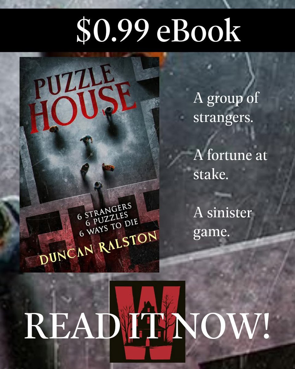 userbits's tweet image. PUZZLE HOUSE is Escape Room meets Saw with a dash of Indiana Jones. Elements of psychological horror, gory deaths, and ancient mythologies. It's only 99 cents right now in the US, UK and Canadian Amazon stores!

tinyurl.com/y2v65dv2