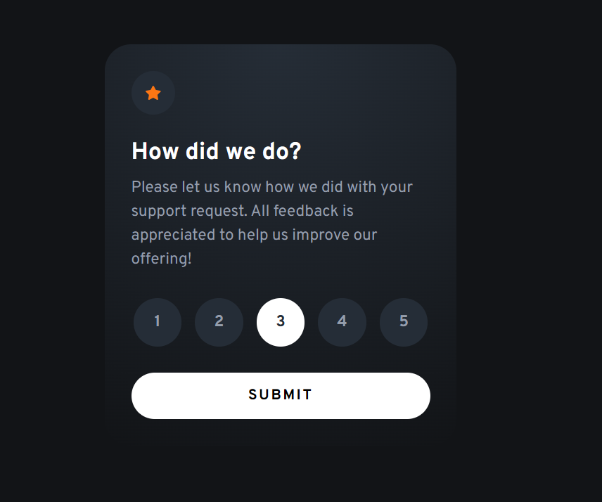 MainHoonKshitiz's tweet photo. Day 3-ish of JS grind 🚀 #100DaysOfCode #TheOdinProject #JavaScript

Just finished my FIRST JS-based @frontendmentor challenge: Interactive Rating Component! 🎉

Added rating selection, submit logic, and thank-you state switch. Dove into how browsers/internet work https://t.co/jiPLWfhSUc