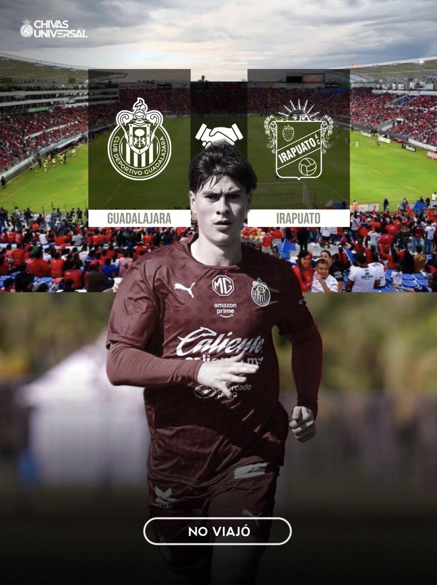 El MVP de la Liga MX y Monarca de Goleo 𝗡𝗢 𝗛𝗜𝗭𝗢 𝗘𝗟 𝗩𝗜𝗔𝗝𝗘 a Irapuato. 𝗔𝗿𝗺𝗮𝗻𝗱𝗼 𝗚𝗼𝗻𝘇𝗮́𝗹𝗲𝘇 está en la 𝗳𝗮𝘀𝗲 𝗳𝗶𝗻𝗮𝗹 𝗱𝗲 𝗹𝗮 𝗿𝗲𝗰𝘂𝗽𝗲𝗿𝗮𝗰𝗶𝗼́𝗻 por la lesión muscular…”