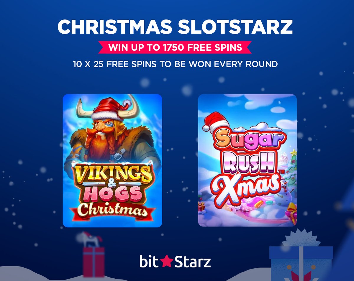 bitstarz's tweet photo. Bracket updated, final four vibes.

SF1 banger: Vikings &amp; Hogs Christmas raids Sugar Rush Xmas.

Reply with the slot you want in the final. Loudest wins. 10 x 25 FS dropping as per. GLHF. 🐗🍭 

At least one deposit needed to claim your free spins. Forever. https://t.co/eC2yiE5ZYo