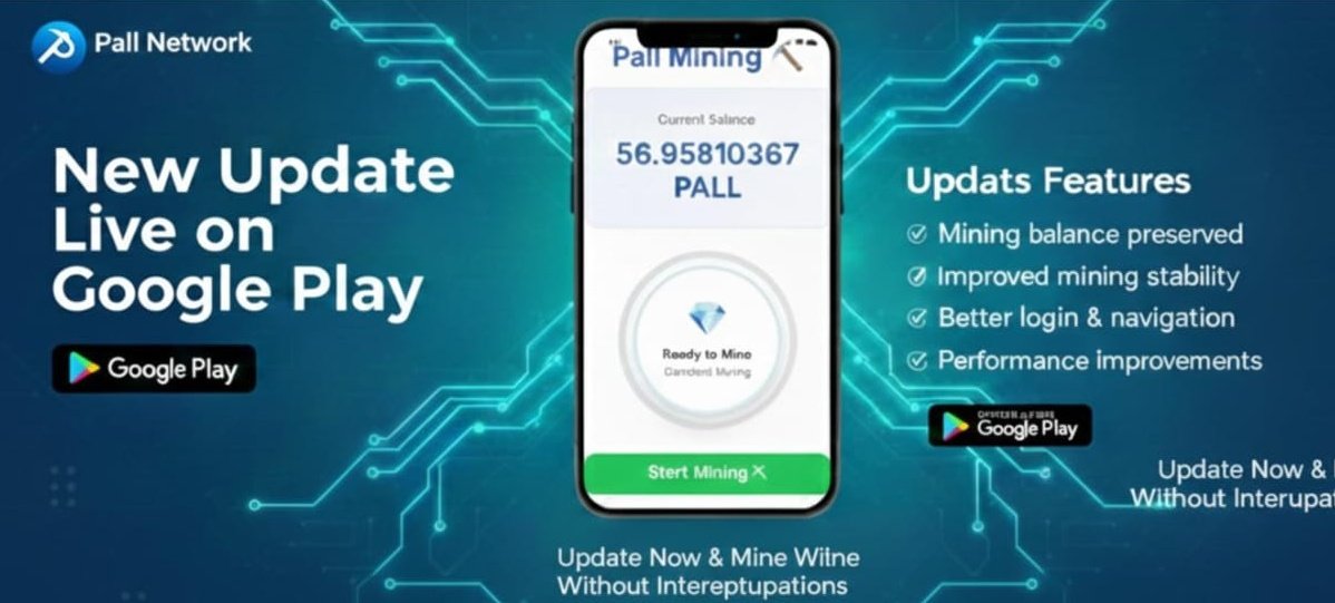 Pallnetwork's tweet photo. 🚀 Pall Network App v1.7.01 is LIVE!
✨ New features, smoother experience &amp; more learning simulations!
⛏️ Start Mining Now – Learn &amp; simulate Pall Token mining safely, beginner-friendly!
📲 Update today
#PallNetwork #DigitalLearning #Web3Education #SafeLearning #LearnBySimulating https://t.co/CPfMMvxPFE