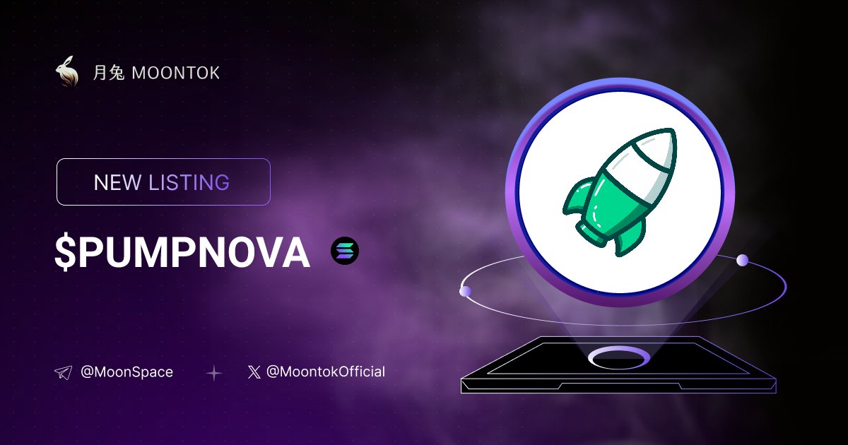 MoontokListing's tweet image. ⚡ 月兔雷霆 - Moontok Xpress

PumpNova ( $PUMPNOVA )
moontok.io/coins/pumpnova

FJCNemCq5V13wTqBeyMXUUFtemdpUEPP2tZ2xRjWGPKc

LIQ: $12,908 | MC: $18,495

#altcoin #memecoins @PumpNovaApp @moontokofficial