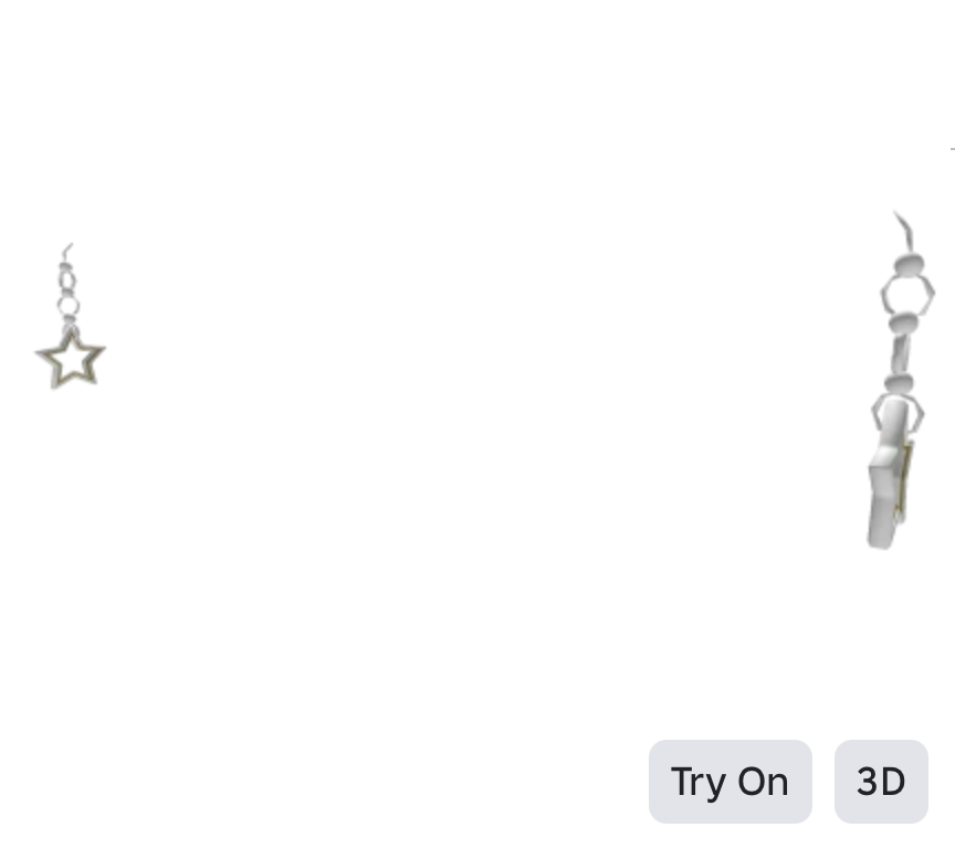 _GX02's tweet photo. New UGC! White and Gold Star Earrings!  

✨ Strut your style and bring on the glamour with these star earrings!

Claim here: https://t.co/rYHjRC8Sa4 

#ROBLOX #RobloxDev #RobloxUGCConcept #RobloxUGCpromo #SimpleUGC https://t.co/8c9om26H0h