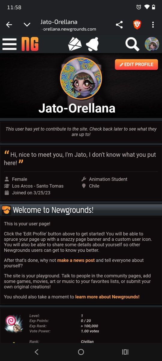 Reactive mi cuenta en reddit igual que en Newgrounds (aún no publicó nada)
Quiero subir mi proyecto de animación, pero será necesariamente subirlo en inglés?
Tengo muchos modismos chilenos jeje