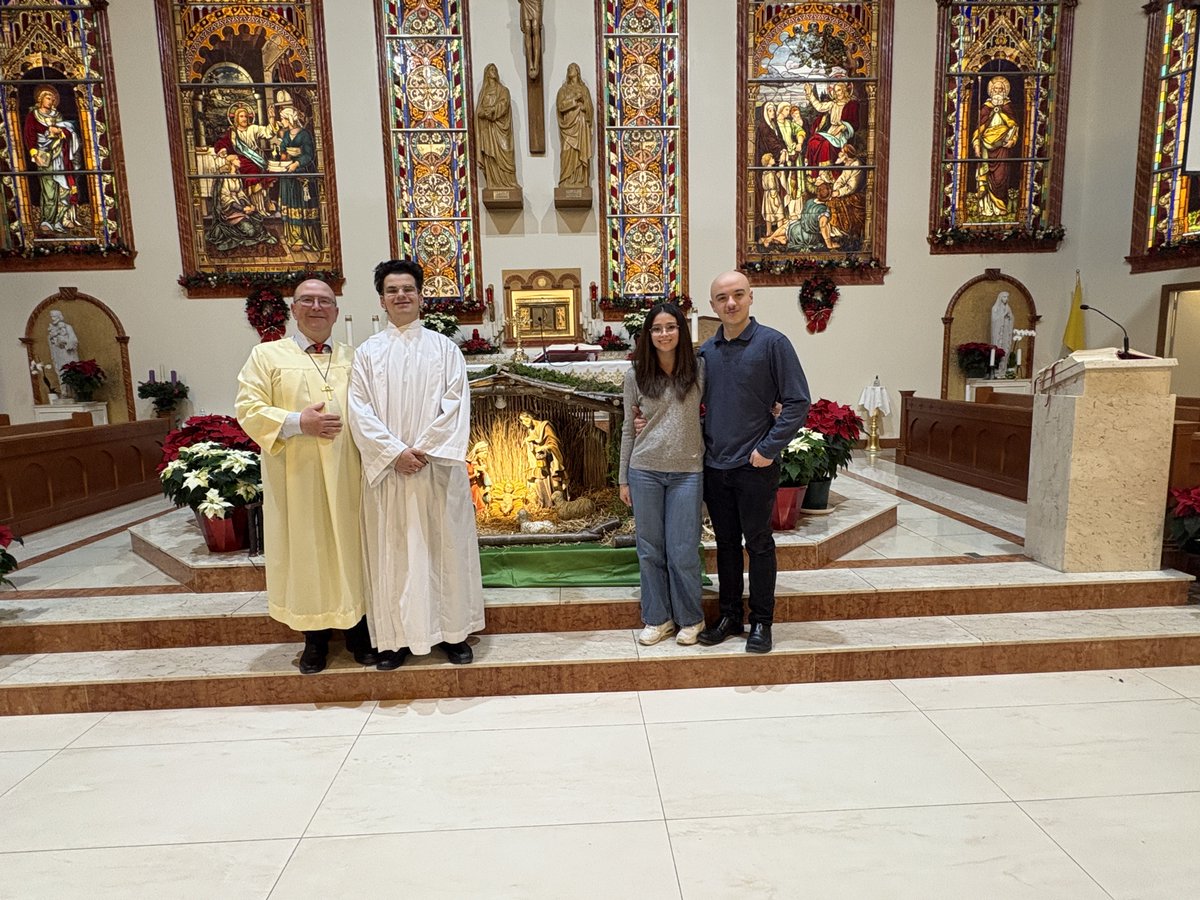 Pure joy to have shared the altar with them for the Feast of The Holy Family. #readers #servers