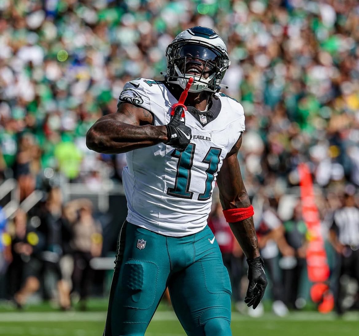 A.J. Brown is now over 5,000 receiving yards as a Philadelphia Eagle 🦅