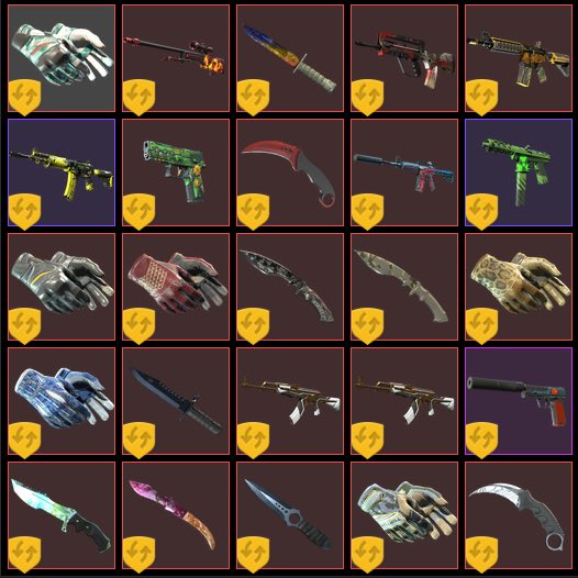 Esperando a que se acaben el tradelock de estas skins para venderlos jijiji

Si alguien está interesado en alguna de estas, las vendo baratitas 😋