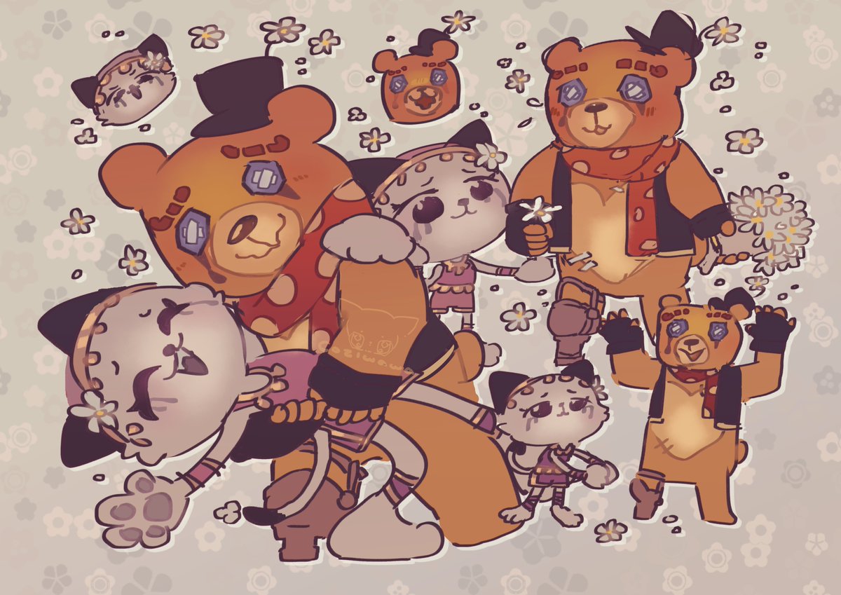 December has been busy but I've fallen head over heels in love with Clown Bear and had to draw him ...
#idv #identityv #weepymarg