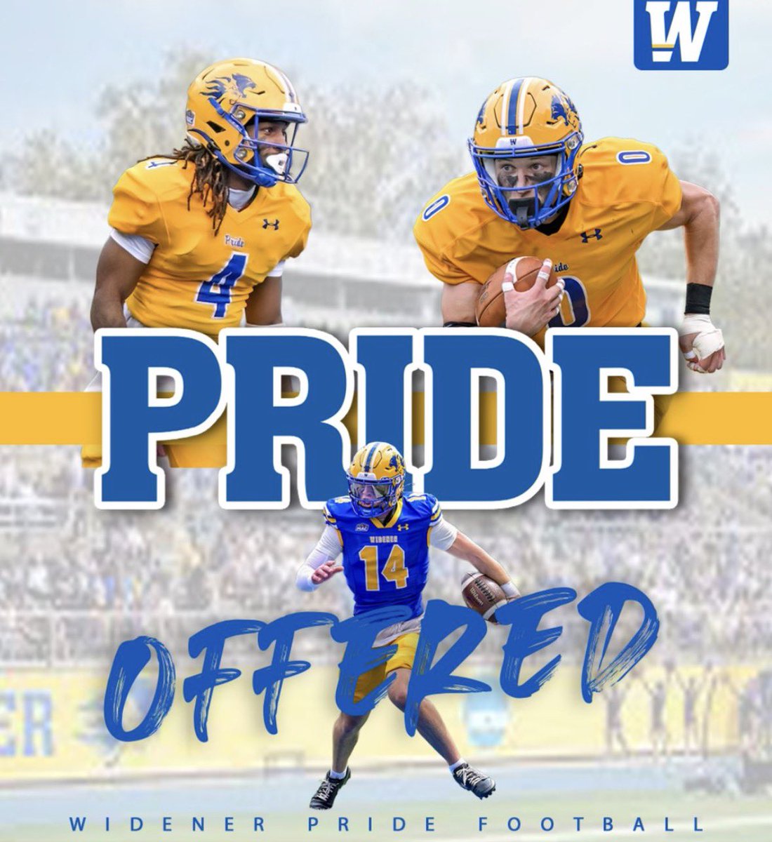 Loganrodonnell's tweet photo. Blessed to receive my first offer from Widener University.  Thank you to @CoachBossHogge for this opportunity! https://t.co/CFxAHrH6Dh