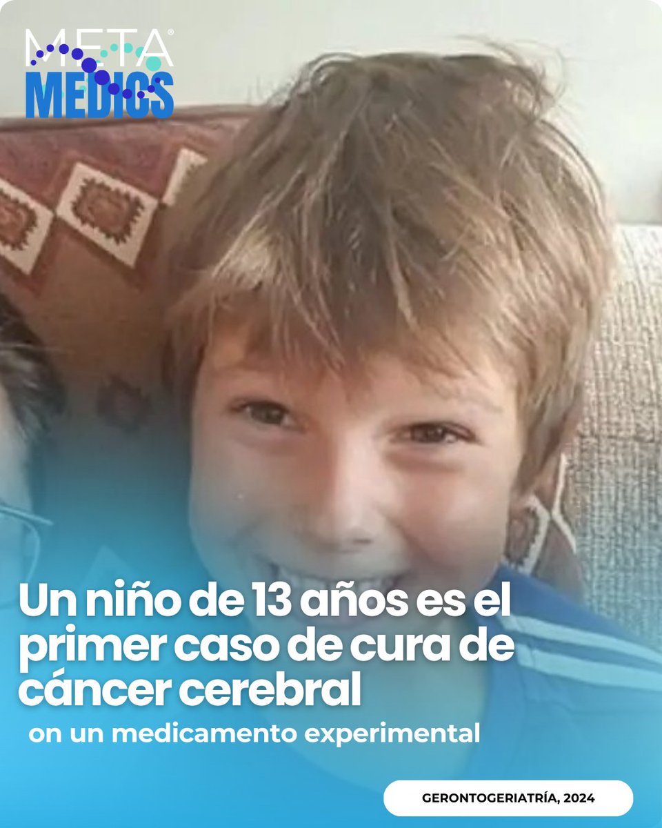 Metamedicsmx's tweet image. Niño belga (13) con DIPG en remisión completa tras terapia dirigida (ensayo BIOMEDE). BIOMEDE comparó everolimus/dasatinib/erlotinib + RT; mostró viabilidad de biopsia y mejor tolerancia con everolimus. Fuente: Gerontogeriatría, 20 feb 2024